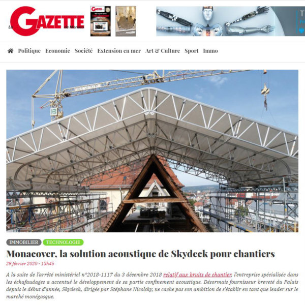 LA GAZETTE DE MONACO<br/>2020